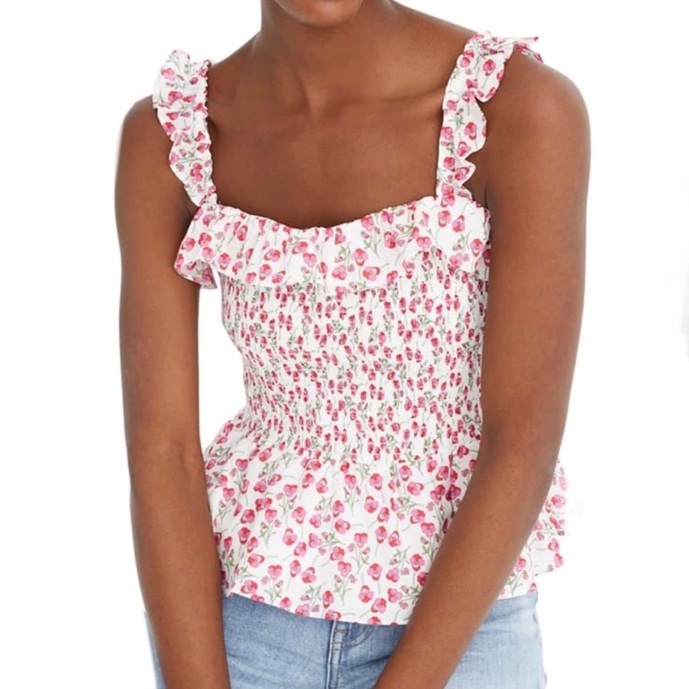 J Crew X Liberty of London floral print Blouse